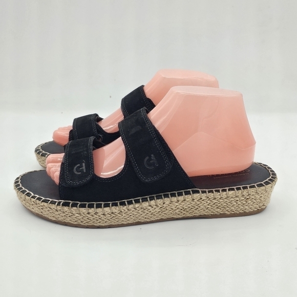Cole Haan Womens Zerogrand Cloudfeel Sandals Espadrille Slide Black Size 8.5 - Picture 5 of 16